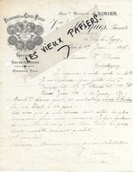 75 - Paris - PARIS - Facture ROCQUES - Chimiste, Fabrique De Cires Fines - 1895 - REF 135C - 1900 – 1949