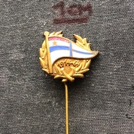 Badge Pin ZN006970 - Rowing Kayak Canoe Swimming Yugoslavia Croatia Split Veslacki Plivacki Sportski Klub Gusar - Remo