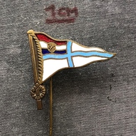 Badge Pin ZN006971 - Rowing Kayak Canoe Swimming Yugoslavia Croatia Split Veslacki Plivacki Sportski Klub Gusar - Remo