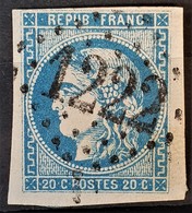 FRANCE 1870 - CREST Cancel - YT 46A - 20c - 1870 Bordeaux Printing