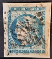 FRANCE 1870 - Canceled - YT 45A - 20c - 1870 Bordeaux Printing