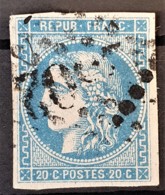 FRANCE 1870 - Canceled - YT 46B - 20c - 1870 Bordeaux Printing