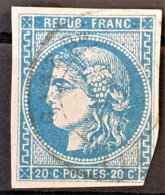 FRANCE 1870 - Canceled - YT 46B - 20c - 1870 Bordeaux Printing