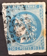 FRANCE 1870 - Canceled - YT 46A - 20c - 1870 Bordeaux Printing