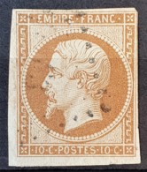 FRANCE 1860 - Canceled - YT 13Ba - 10c - 1853-1860 Napoleon III