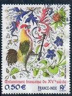 Yt 3629-1  Enluminure Coq France-inde Cachet Rond - Used Stamps
