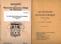 " ENCEINTES PROTOHISTORIQUES DU PAYS BASQUE " < 2 Revues (suites1+2) /sommaires Scannés - Baskenland