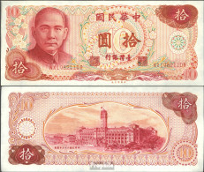 China-Taiwan Pick-Nr: 1984 Bankfrisch 1976 10 Yüan - Taiwan