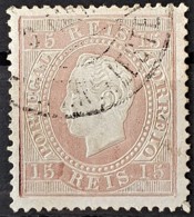 PORTUGAL 1875 - Canceled - Sc# 38 - 15r - Oblitérés