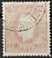 PORTUGAL 1875 - Canceled - Sc# 38 - 15r - Usati