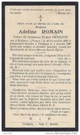 TINTIGNY ..-- Mme Adeline ROMAIN , Vve Mr Ernest HENRION , Née En 1855 à WILLIERS , Décédée En1927 . - Tintigny