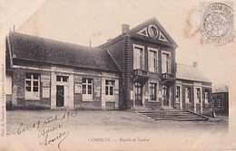 COMBLES           MAIRIE ET ECOLES     PRECURSEUR - Combles