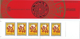MACAU 1988 LUNAR\ZODIAC NEW YEAR OF THE DRAGON BOOKLET, UM MINT - Postzegelboekjes