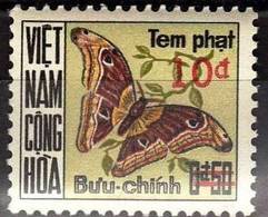 VIETNAM SUD Papillons, Papillon, Mariposa, Butterflie Insectes, Yvert N° TAXE 22 **  MNH Perforate - Papillons