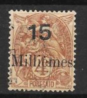 Port-Said Type Mouchon N° 43  15 Millièmes Sur 4c Oblitéré, - Unused Stamps