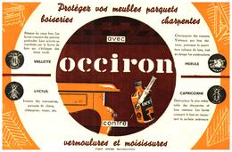 Pm O/ Buvard Produits Ménagé "Occiron" (Format 21 X 13.5) (N= 1) - Produits Ménagers