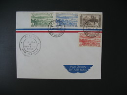 Lettre 1962   Légende Anglaise  New Hebrides Forari - Nouvelles-Hébrides  N° 175 à 178 - Briefe U. Dokumente