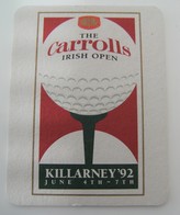 Dessous-bières Sous-bocks  Bières The Carrolls Irish Open Irlande Killarney'92 Golf Club Vintage - Bierviltjes