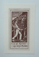 Ex-libris Illustré Fin Du XIXème - H. MULDER - Ex-Libris