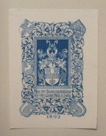 Ex-libris Illustré Fin Du XIXème - OTTO LUDW. AUG. VON DASSEL - Bookplates