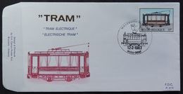 FDC L’histoire Du Tram Et Du Trolley (Tram électrique, Gand - Gent) - 1981-1990