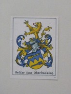 Ex-libris Illustré Fin Du XIXème - HERMANN GELDER (aus Oberfranken) - Ex-libris