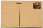 SAARGEBIET P8 Postkarte 1921  Kat. 3,50 € - Ganzsachen