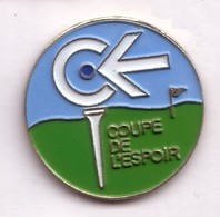 C88 Pin's GOLF Coupe De L'espoir Contre Cancer Médical Achat Immédiat - Geneeskunde