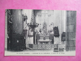 Delcampe - CPA 85 LUCON INTERIEUR CATHEDRALE AUTEL DE LA VIERGE - Lucon