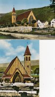 CP -LAVANCIA-EPERCY - LOT DE 2 CARTES- L'EGLISE CONSTRUITE EN TOTALITE EN BOIS - Villers Farlay