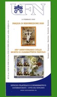 Vaticano - 2020 - Bollettino. Ufficiale. PASQUA -  TIEPOLO.  14/02/2020. - Lettres & Documents