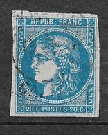 France N° 45B    Oblitéré B/TB Cachet  à Date     ...  - 1870 Emission De Bordeaux