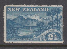 New Zealand SG 250 1898 Two And Half Pence Blue,Wakatipu,mint Hinged - Ongebruikt