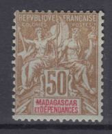 Madagascar 1900 Yvert#47 Mint Hinged - Ongebruikt