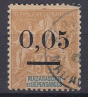 Madagascar 1902 Yvert#52 II - Bigger Zero, Used - Oblitérés