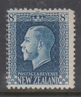 New Zealand SG 427a 1915 King Edvard VII,Eight Pence Indigo Blue,perf 14 X 14.5,mint Never Hinged - Neufs