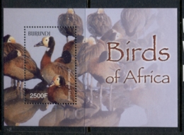 Burundi 2004 Birds Of Africa MS MUH - Ongebruikt