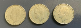 SPAGNA - ESPANA - 1982 E 1983  - 3 Monete 100   PESETAS - 100 Pesetas