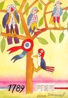 Jean Duranel - Bicentenaire De La REVOLUTION FRANCAISE - L'arbre De La Liberté - Oiseaux Révolutionnaires - Manifestations