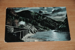 2876-           CANADA, B.C., WHITE'S CREEK BRIDGE AND FRASER'S CANON, NEAR SPUSSUM / TRAIN - Nanaimo