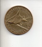 REF MON3  : Jeton Medaille Touristique Monnaie De Paris Aquarium La Rochelle Requin 2013 - 2013