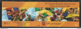 CITTÀ DEL VATICANO VATICAN VATIKAN 2000 GIORNATA MONDIALE DELLA  GIOVENTU' WORLD YOUTH DAY LIBRETTO BOOKLET CARNET MNH - Postzegelboekjes