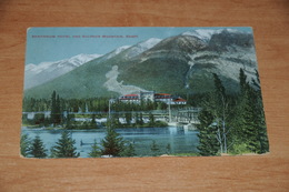 2885-           CANADA, ALBERTA, BANFF, SANITARIUM HOTEL AND SULPHUR MOUNTAIN - Banff