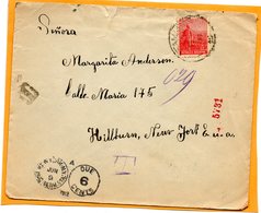 Argentina Old Cover Mailed To USA Postage Due .06c - Brieven En Documenten