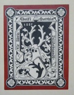 Ex-libris Illustré Fin Du XIXème -  ADOLFI MATTHIAE HILDEBRANDT - Ex-libris