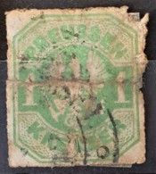 PREUSSEN 1867 - Canceled, Fragmented - Mi 22 - 1kr - Afgestempeld