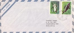 Argentina Cover South Africa - 1993 - Whales Upaep - Lettres & Documents