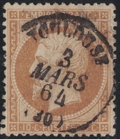 EMPIRE - N°21 - HAUTE GARONNE  - TOULOUSE - T15 - 3 MARS 1864. - 1849-1876: Klassieke Periode