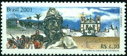 BRAZIL #2823  -  Sanctuary Of Bom Jesus De Matosinhos - Church - Religion - Folk  -  2001 - Ongebruikt