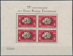 ** 1950 UPU Blokk Fogazott (140.000) - Other & Unclassified